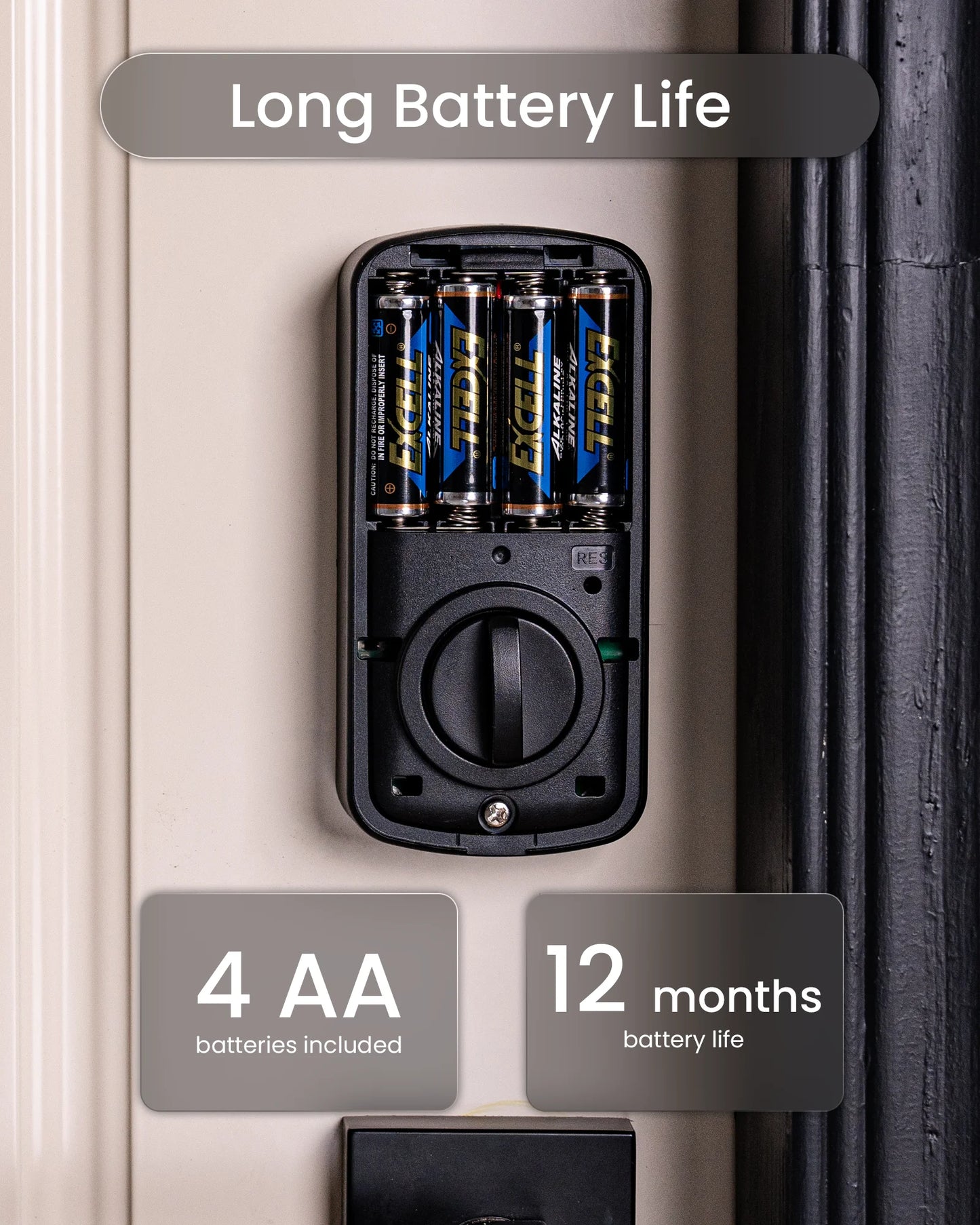 Electronic Keypad Door Lock with Handle Set,Keyless Entry Smart Lock for Front Door,