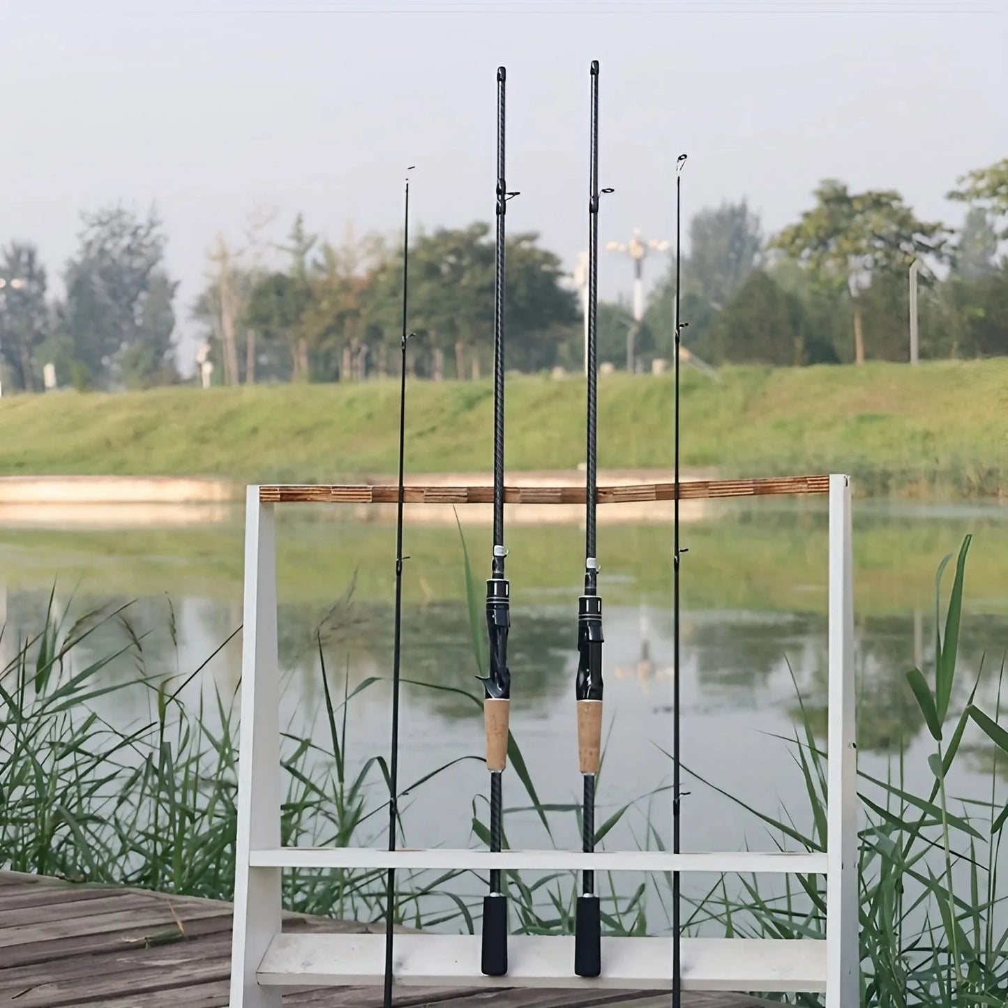 [2-Section Carbon Fiber Rod] Ultra-Lightweight 2-Section Carbon Fiber Fly Fishing Rod