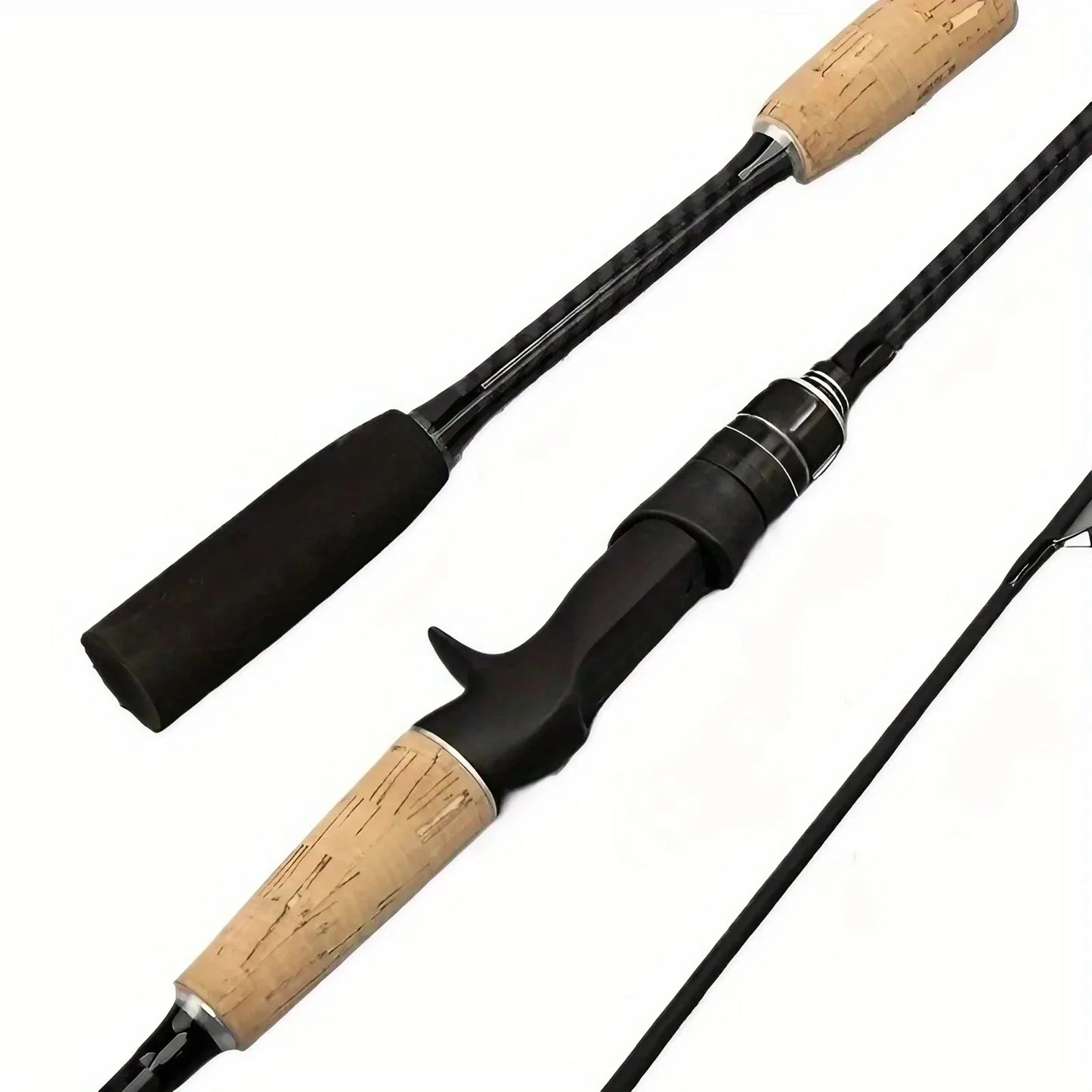 [2-Section Carbon Fiber Rod] Ultra-Lightweight 2-Section Carbon Fiber Fly Fishing Rod
