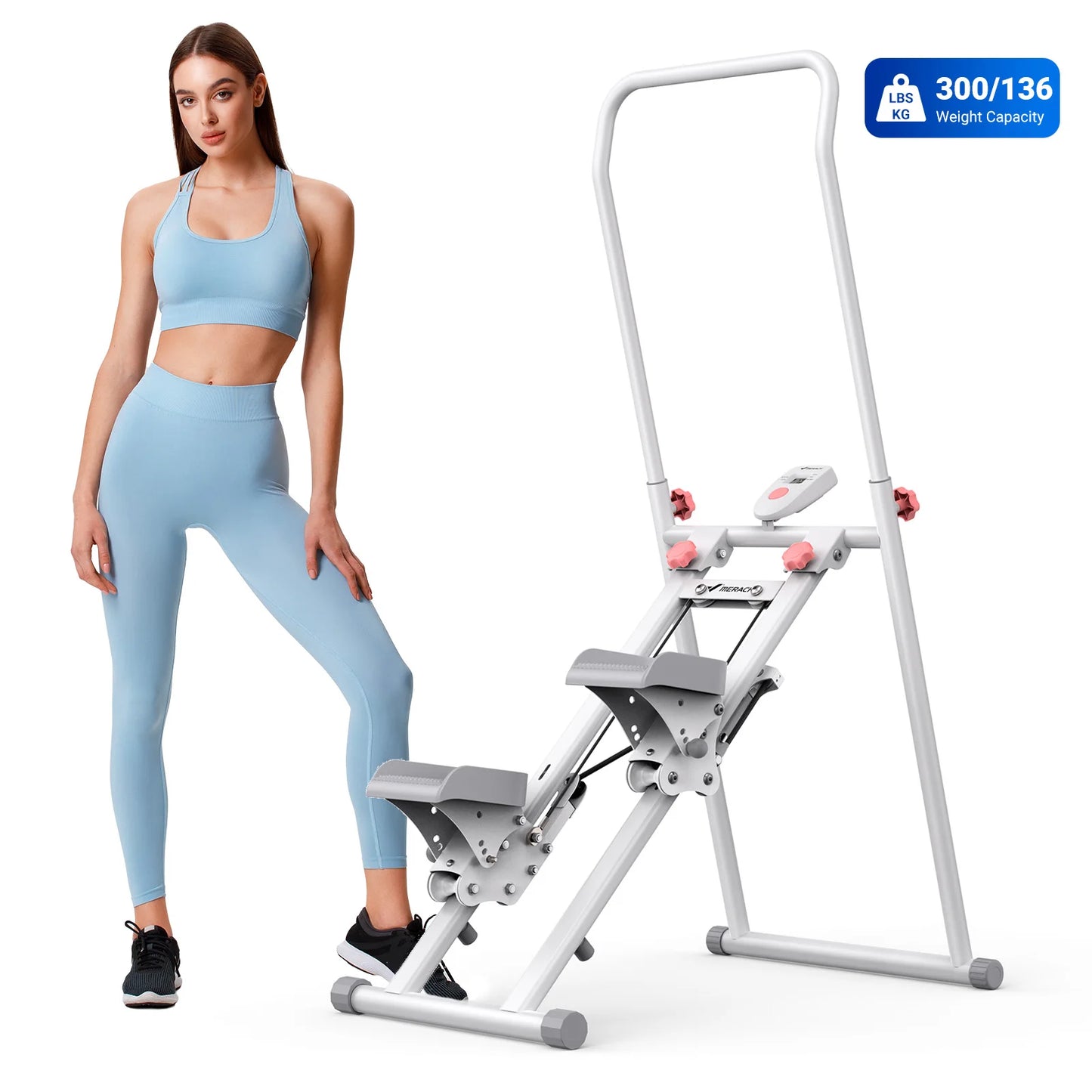 MERACH Stair Stepper for Home Gym Exercise New Version Vertical Climber Machine Full-Body Workout