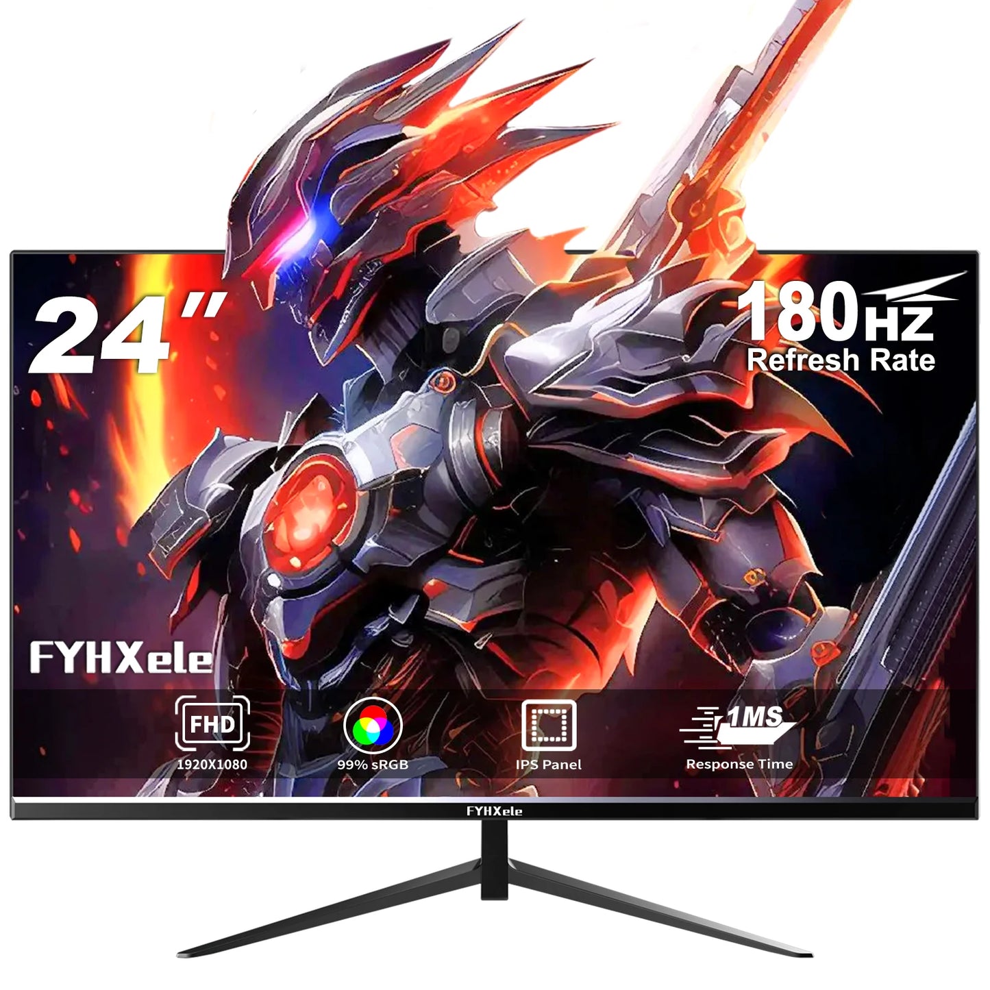 24Inch 180Hz Gaming Monitor 1K FHD Computer Display 1ms Response Time Eye Care Screen