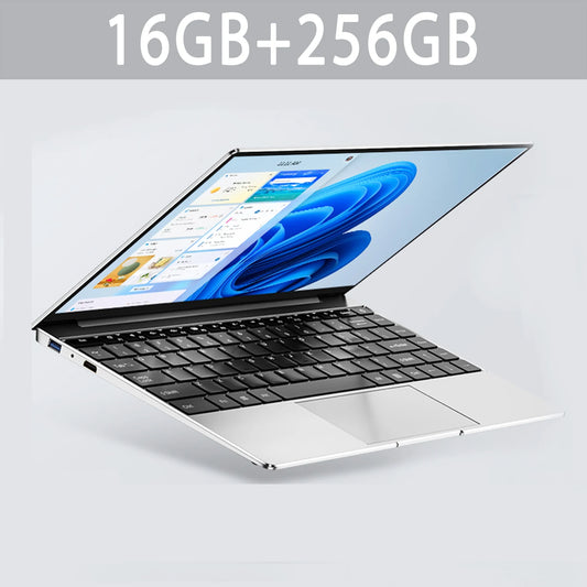 14.1"Ultra Slim Laptop  6GB RAM 2TB SSD Notebook Gamer Office Computer PC Windows 11 Pro