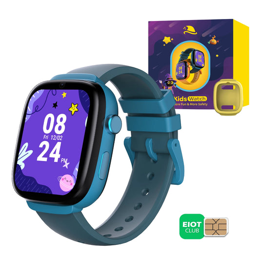 4G Kids Smart Watch with SIM Card GPS Tracker, Video Call,  Parental Control, Waterproof Gift for Boys and Girls