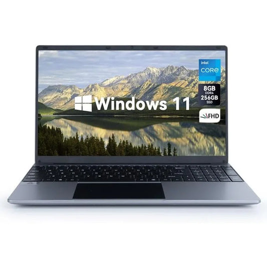 15.6"Laptop Computer Windows 11 Quad-Core Celeron N5095 Processors Laptops IPS Display