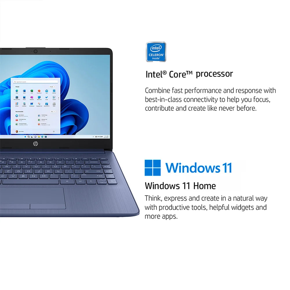 HP Newest 14" Business Laptop,Ultral Light Laptop,Intel Celeron