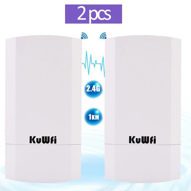 Outdoor WiFi Bridge Wireless Router Repeater Signal Amplifier
