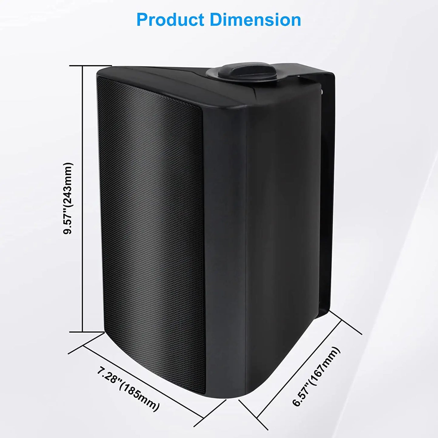 5.25 Inch Indoor Outdoor Bluetooth Speakers Patio Waterproof