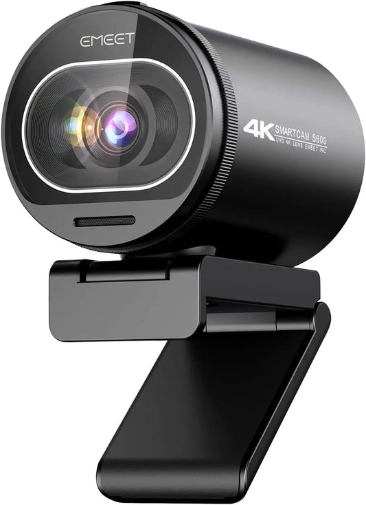 4K Streaming Webcam with Sony Sensor, Autofocus, 1080P@60FPS, Noise Reduction Mics, Privacy Cover