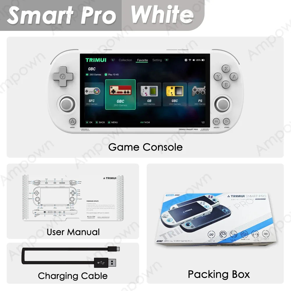 Smart Pro Handheld Game Console '' IPS Screen Linux