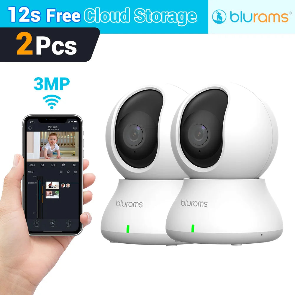 Baby Monitor Camera  HD Home Security Camera with Motion