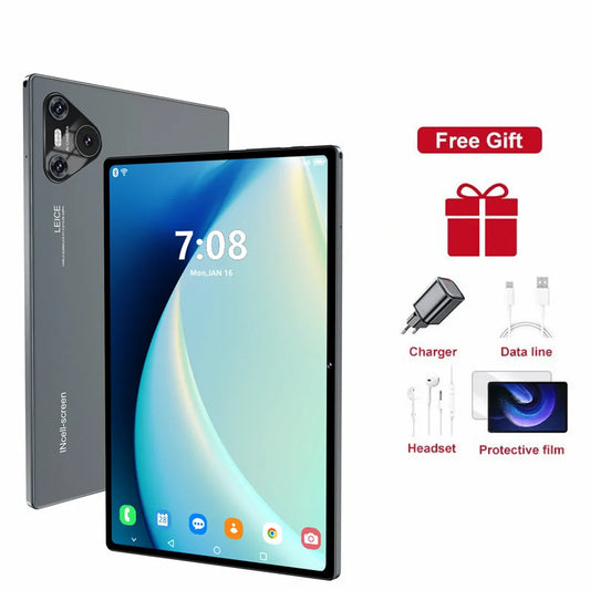 2025 New 16 Pro Tablet 10inch Android 4K 16GB 870 Tablet PC GPS