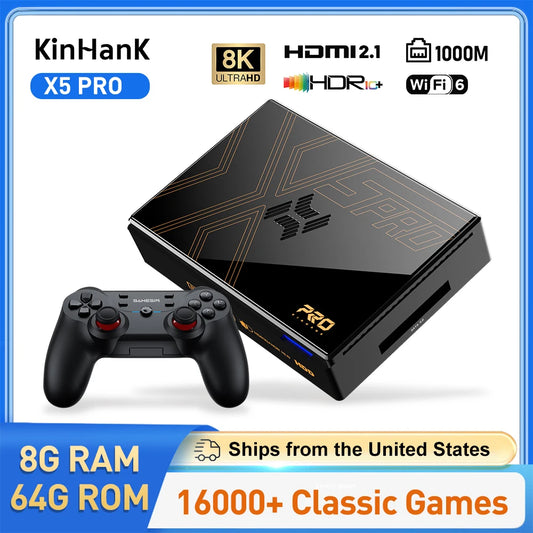 Retro Video Game Console Super Console X5 PRO 4T with 16000 Games for PS2 ,64 Android 12 TV Box Plug and Play