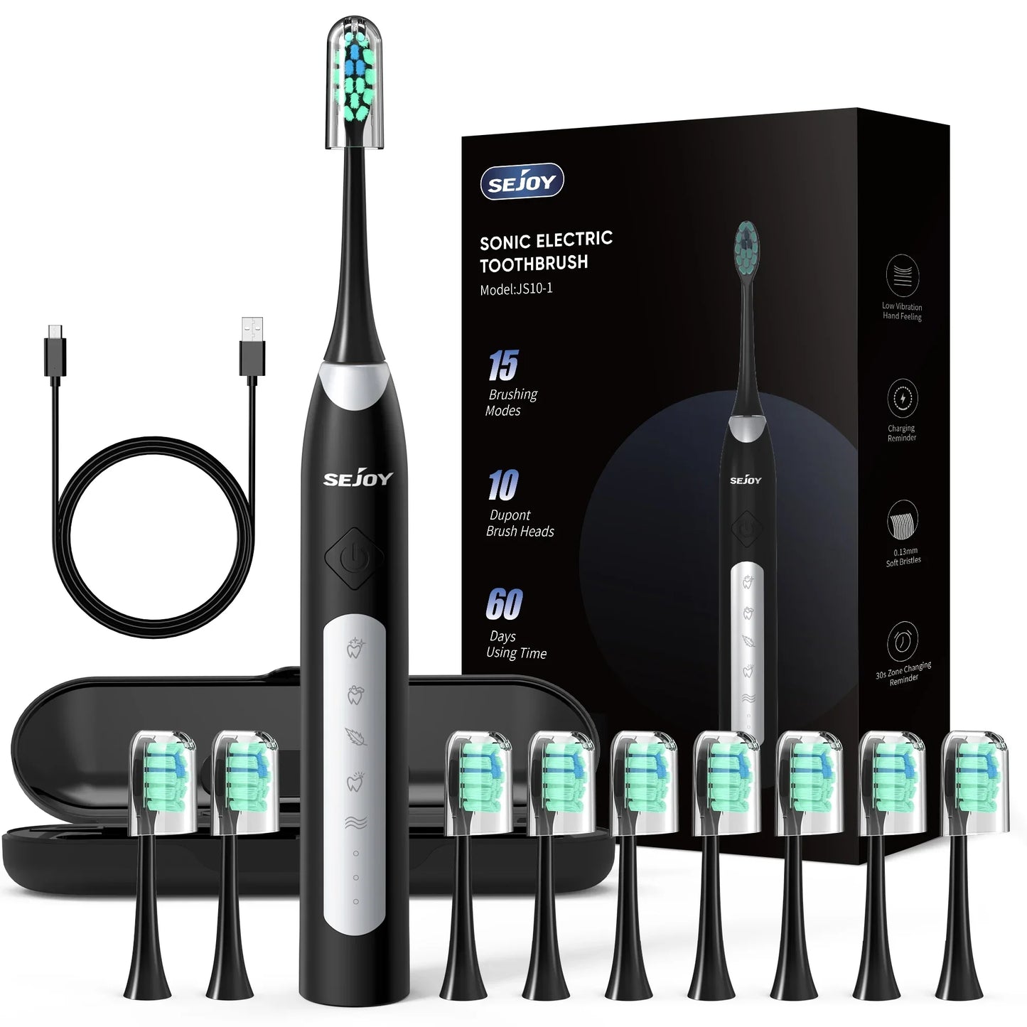 Electric Toothbrush  JS10  Oral Cleaning Personal Care Appliances 5 Modes