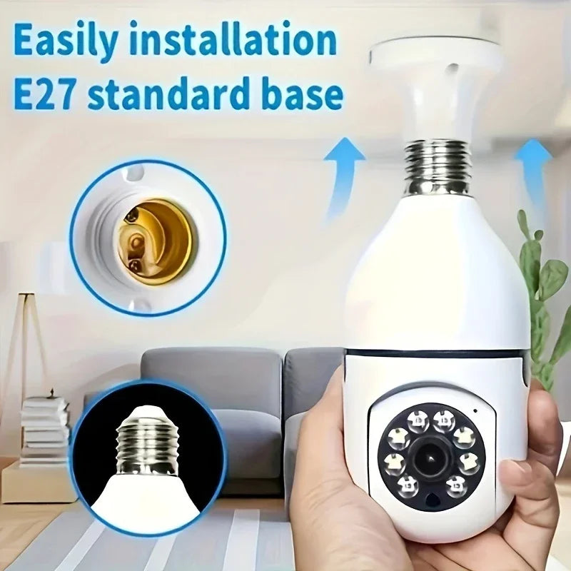 2Pc Ease Life -Light Bulb Security Cameras Outdoor Wireless