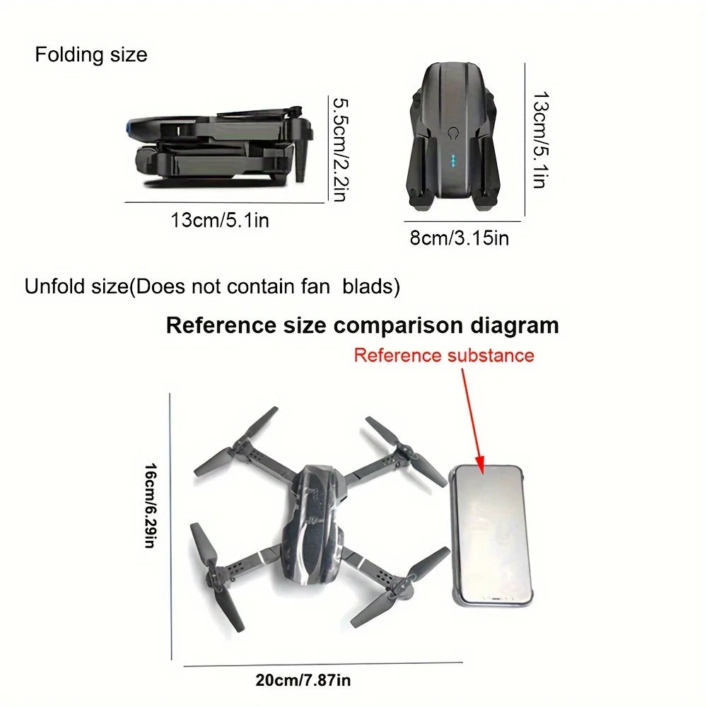 PRO Drone with Flash Dual Camera WIFI Helicopters