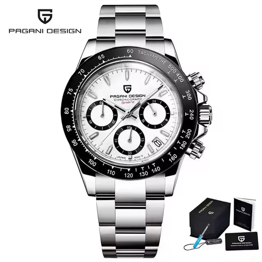New PAGANI DESIGN Luxury Men's Quartz Watch Automatic date Wristwatches Sport 100m Waterproof