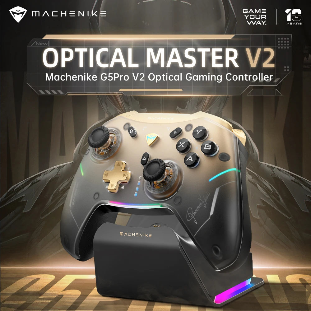 G5Pro V2 Ultimate Gaming Controller Optical Trigger ABXY Button Hot-Swappable