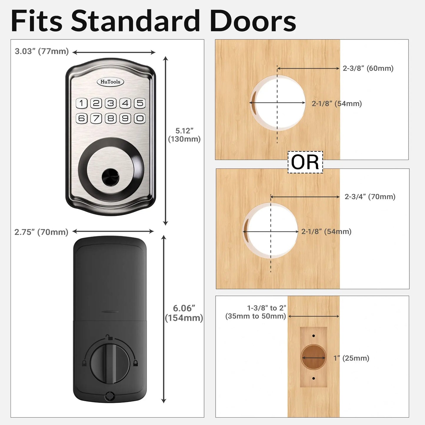 Smart Keypad Door Lock-Fingerprint  Door Lock Deadbolt,