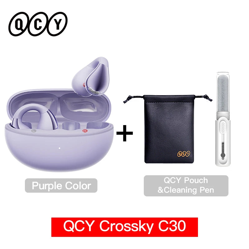 C30 Ear Clip Earphones Bluetooth 5.4 Wireless Open Ear Sports