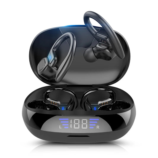 Wireless Earbuds Ear Hook Sports HiFI Stereo Waterproof Headset