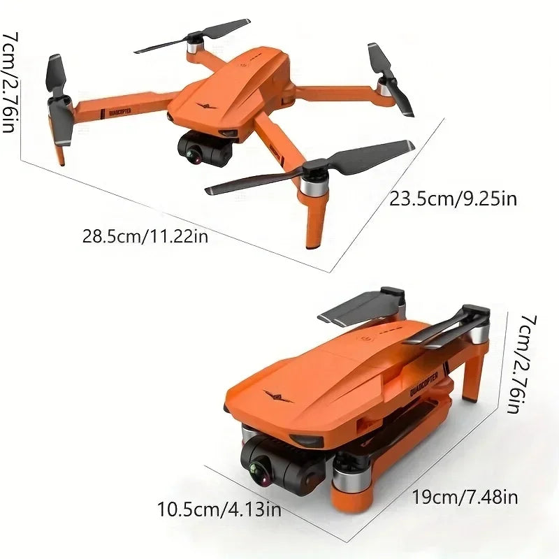 4K HD GPS Drone with Dual Camera 2-Axis Gimbal Optical Flow WiFi FPV, Foldable Quadcopter Toy for Adults and Kids