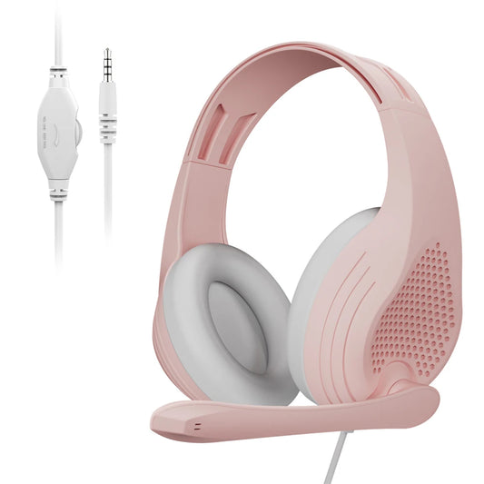3.5mm Wired Over-Ear Headphones with Mic, Noise Cancelling, Stereo