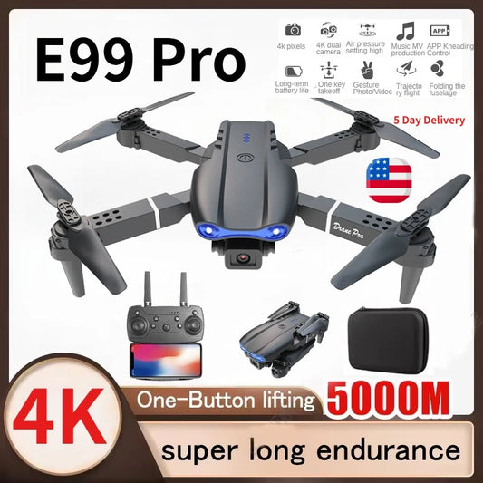 Drone Foldable 4K HD Dual Camera Aerial Photography Quadcopter