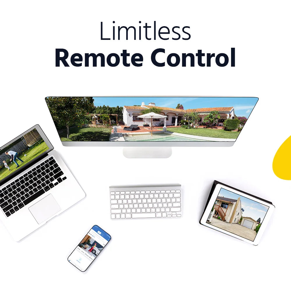 5MP Outdoor Wifi Surveillance Camera System Two Way Audio Motion Detection Night Vision Wireless Video