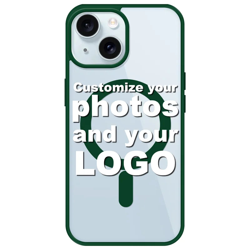 Magnetic Pattern Customized Acrylic Matte Phone Case