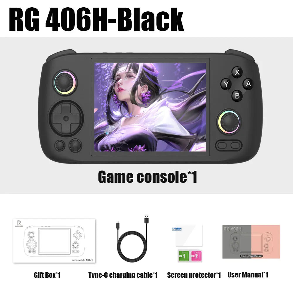 RG 406H Retro Game Console Android 13 Unisoc T820 64-bit