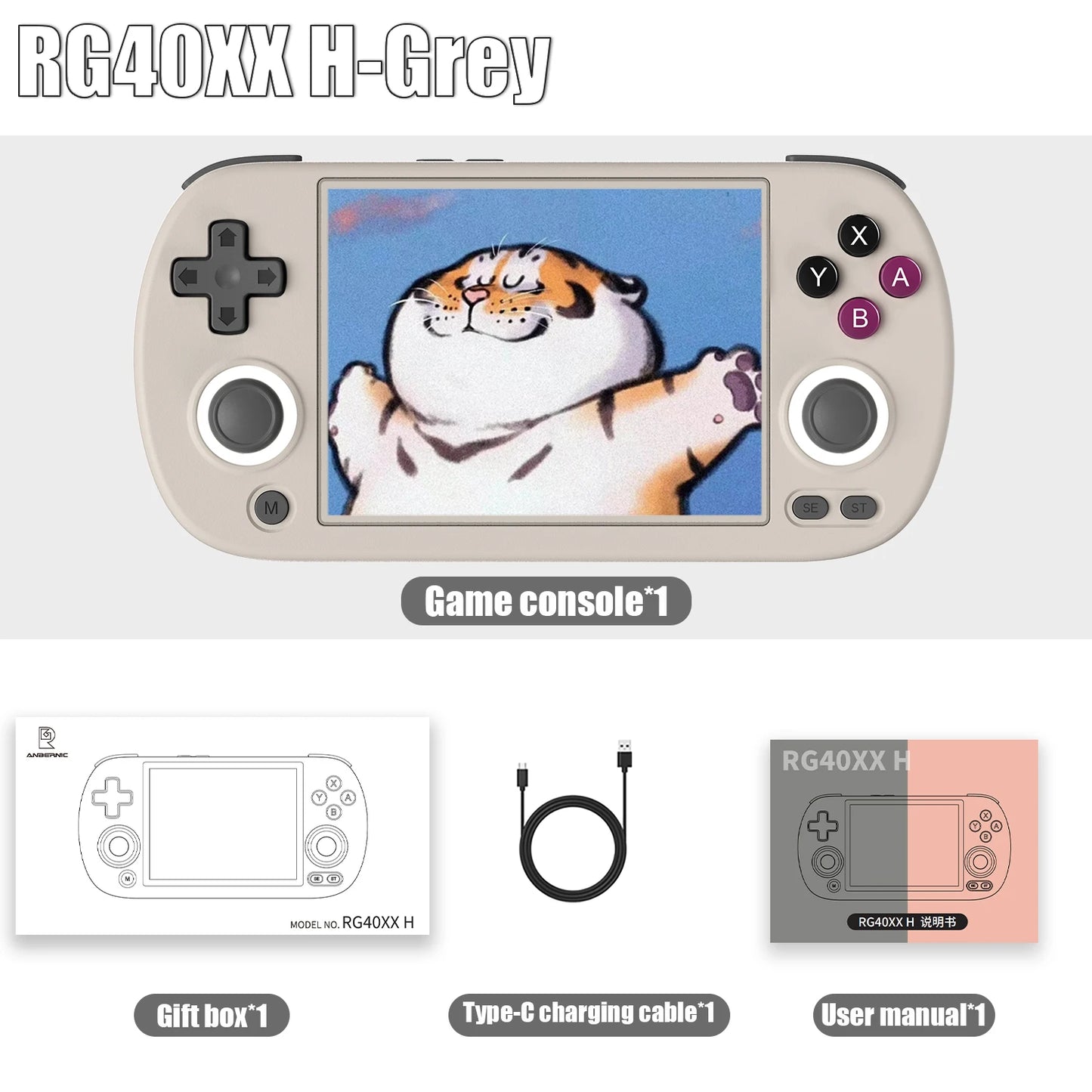 ANBERNIC RG40XX H Retro Handheld Game Console 4.0
