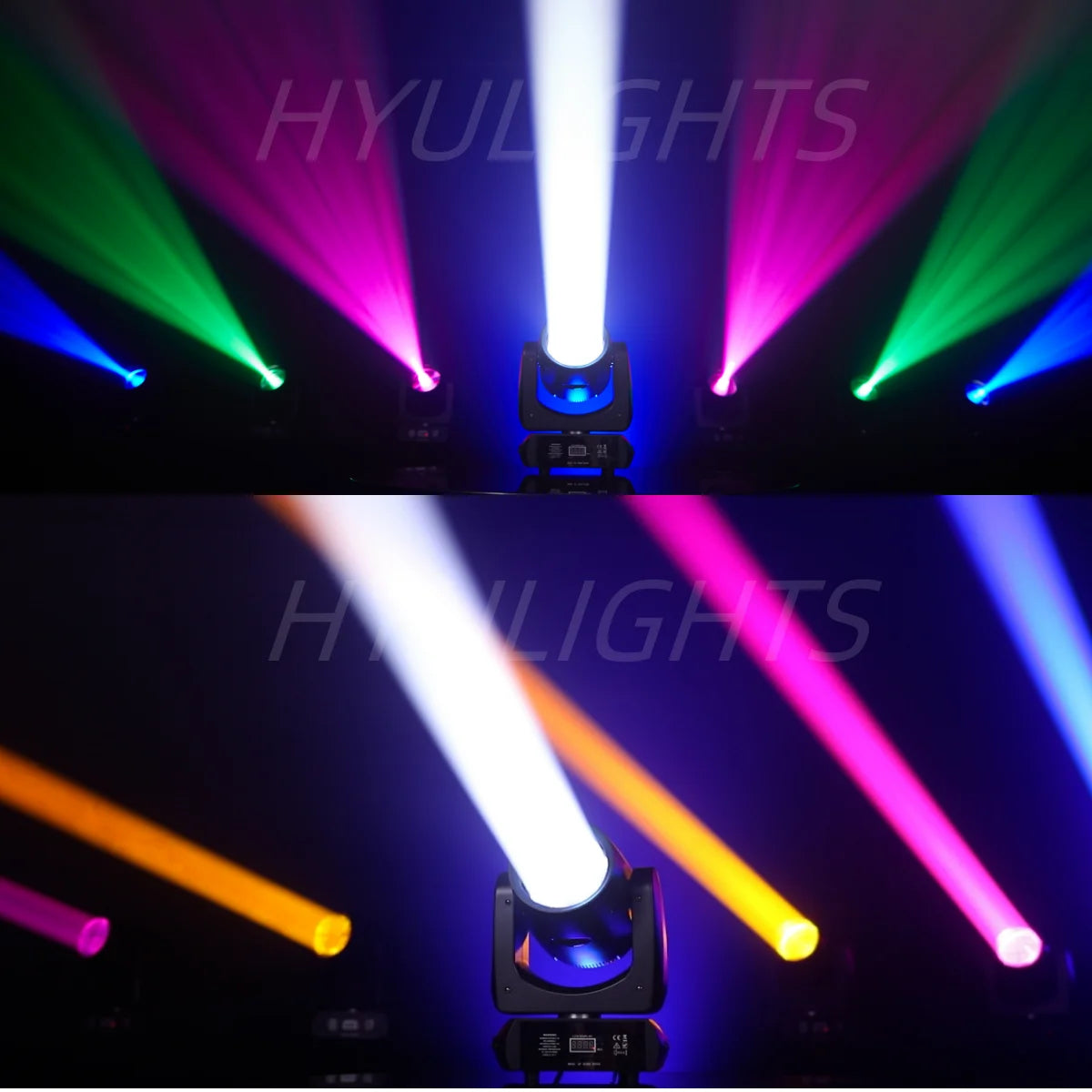 1/2/4 PCS 200W Mini BEAM SPOT LED Moving Head Beam&Spot 24 Rotating Prisms 14 Gobos 11Color Wheel