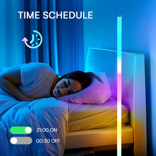 360° Smart RGB Corner Lamp: App/Remote Control, Music Sync,
