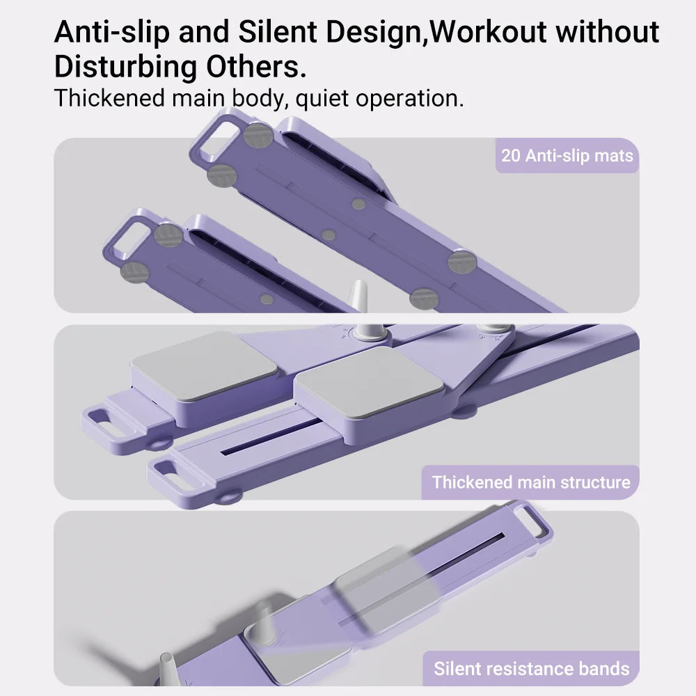 Abs & Ski Board - for Home Gym, Lightweight Full-Body Fitness