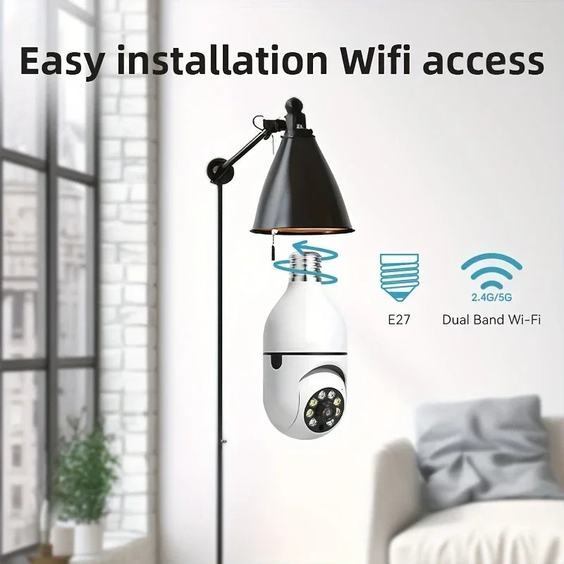 2Pc Ease Life -Light Bulb Security Cameras Outdoor Wireless