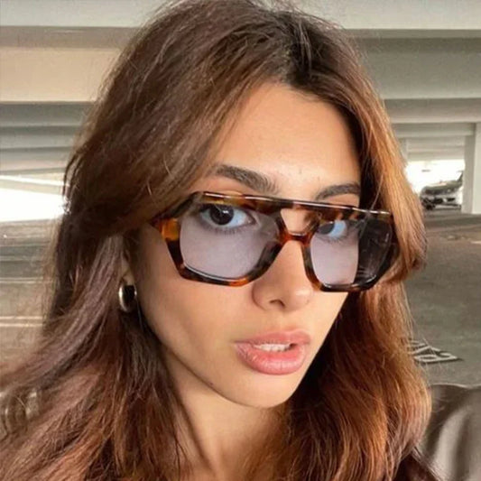 Fashion Sunglasses Luxury Designer Colored Lenses Sun Shade Glasses for Women