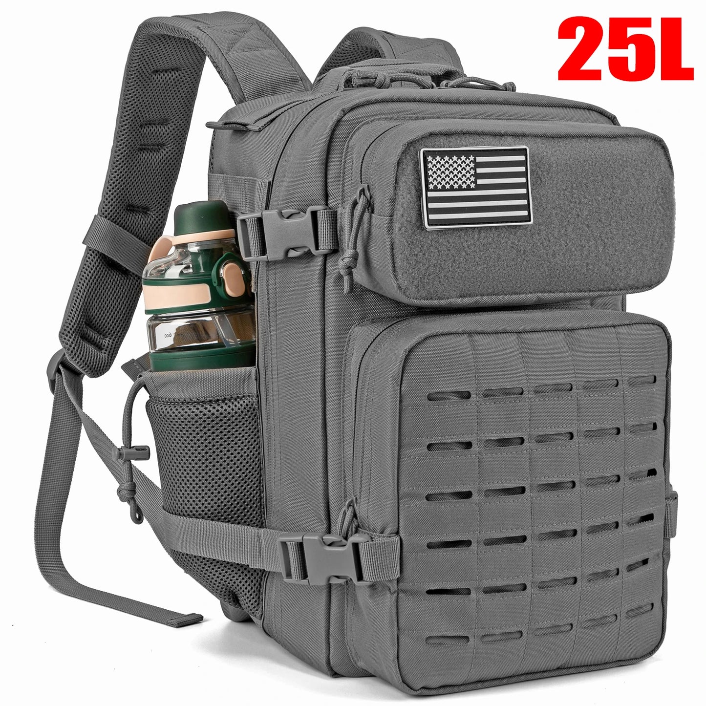 25L Tactical Backpack Outdoor Bag Fitness Backpack MOLLE Backpack Women's/Men's