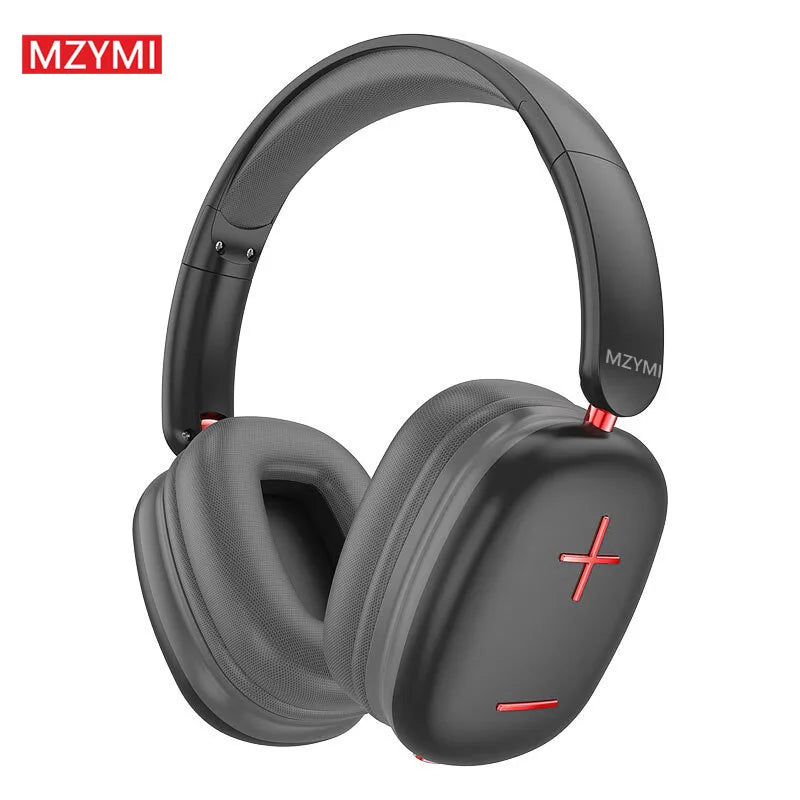 MZYMI Bluetooth5.3 Headband Headphones B300 Wireless Headset 3.5mm Socket Waterproof Sport Earphones With Mic For Phone PC
