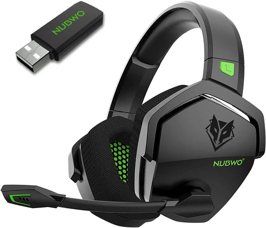 2.4G Dual Wireless Gaming Headset 5ms Low Latency 7.1 Surround