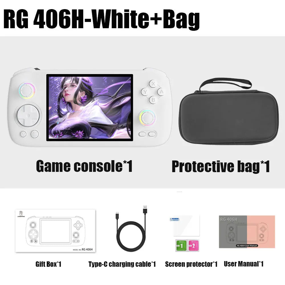 RG 406H Retro Game Console Android 13 Unisoc T820 64-bit
