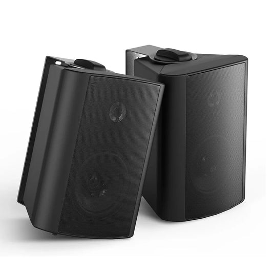 Herdio 2PCS 4'' Outdoor Bluetooth Speakers Waterproof Wired 200W