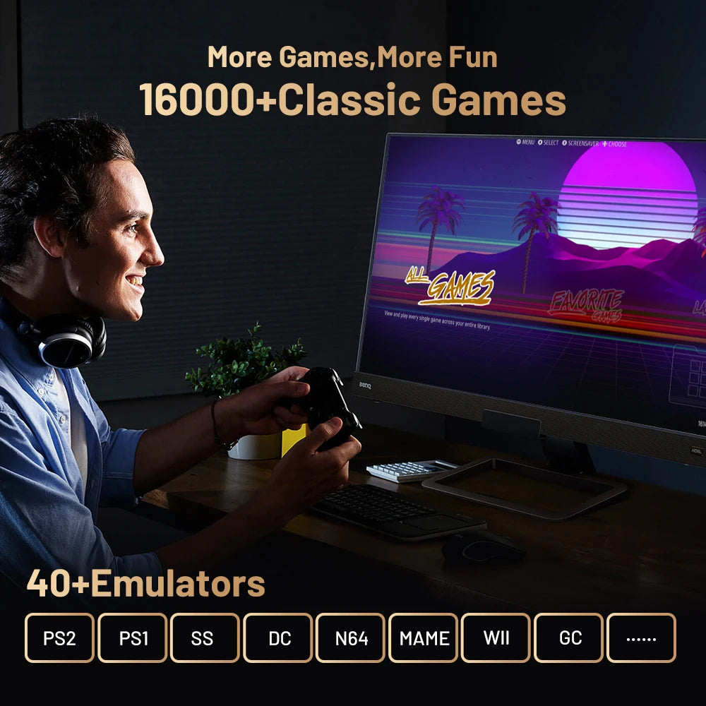 Retro Video Game Console Super Console X5 PRO 4T with 16000 Games for PS2 ,64 Android 12 TV Box Plug and Play