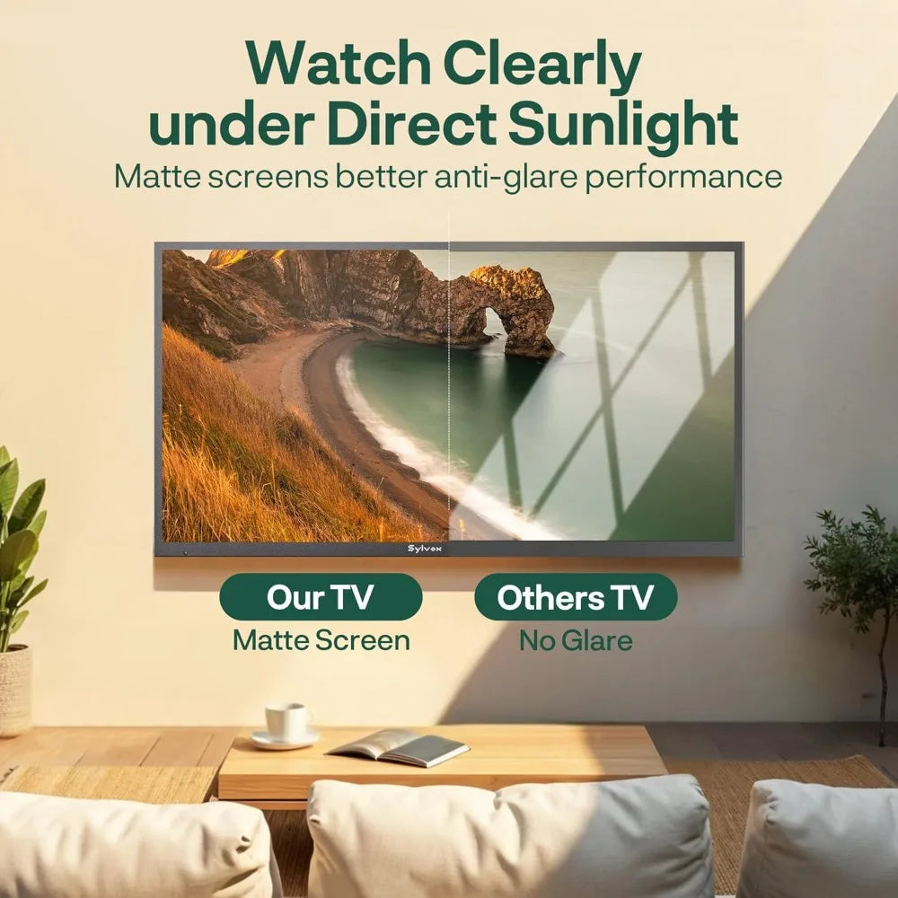 New 55” Outdoor Smart TV, Superior Waterproof Performance, Upgraded