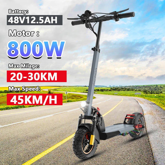 Scooters Electric 800W Peak Power 48V Battery Transportation Electric Scooter