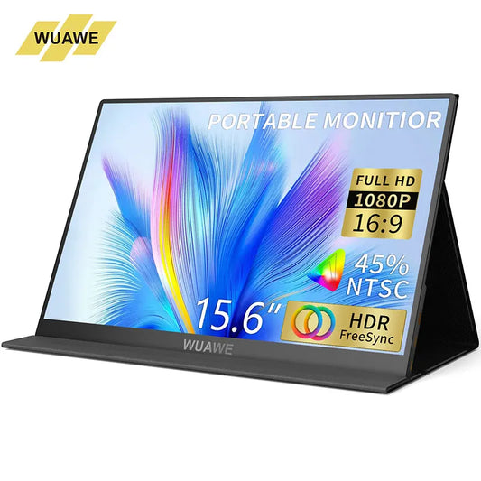 Portable Monitor, 1080P 72%  100% USB Travel Monitor for Laptop,