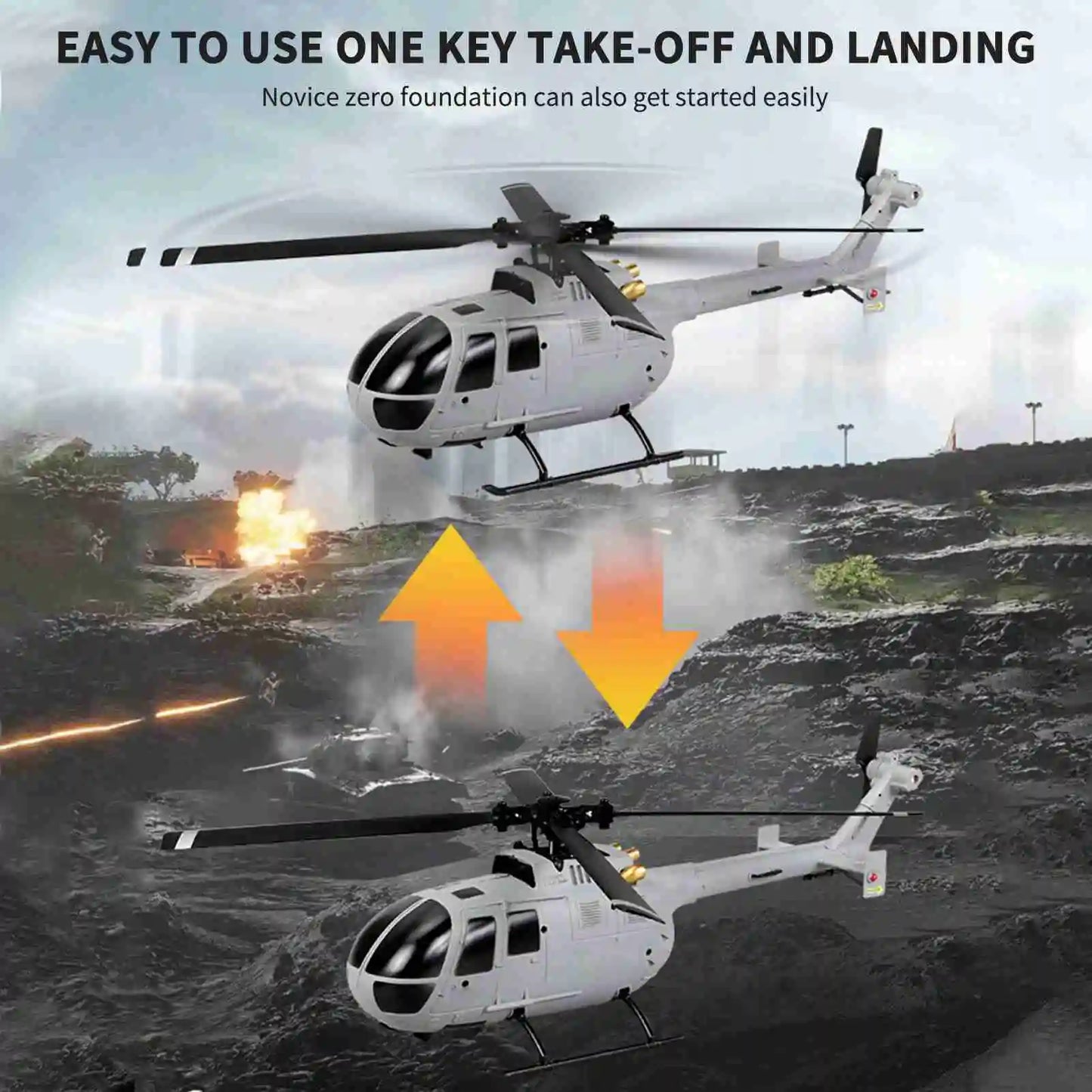 NEW RC Helicopter RC Plane Single Propeller Without Ailerons 6 Axis Gyro Stabilization RC Airplane