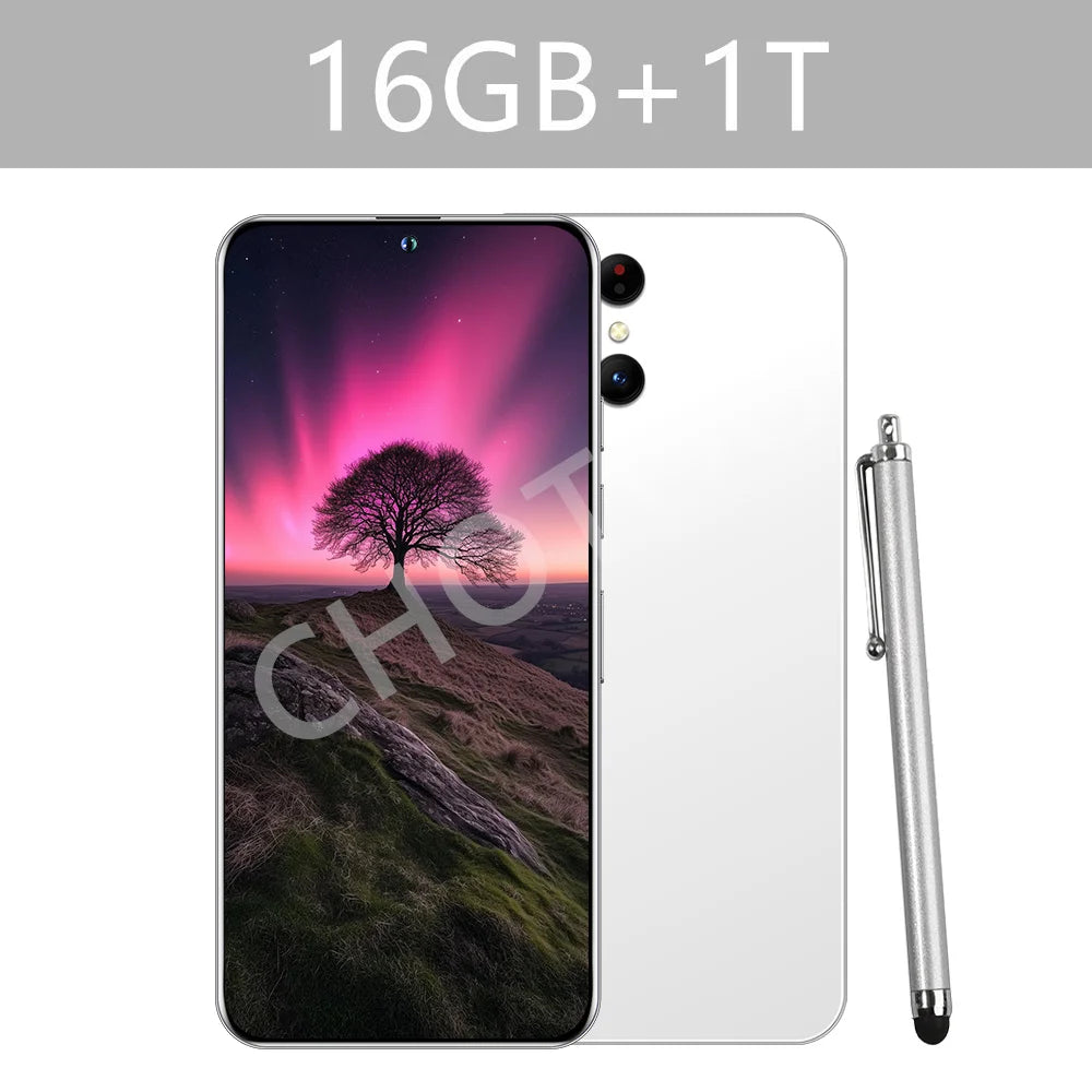 Cellphones Case For SMS 25 Ultra Mobile Phones 5G Dual Sim Android 14 Cell Phone Cases For Smartphone 22GB