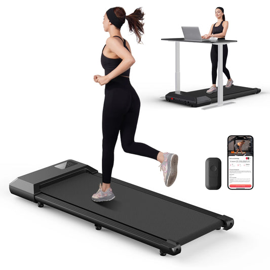 Smart Under Desk Treadmill for Home Office,Treadmill with APP&Remote Control,