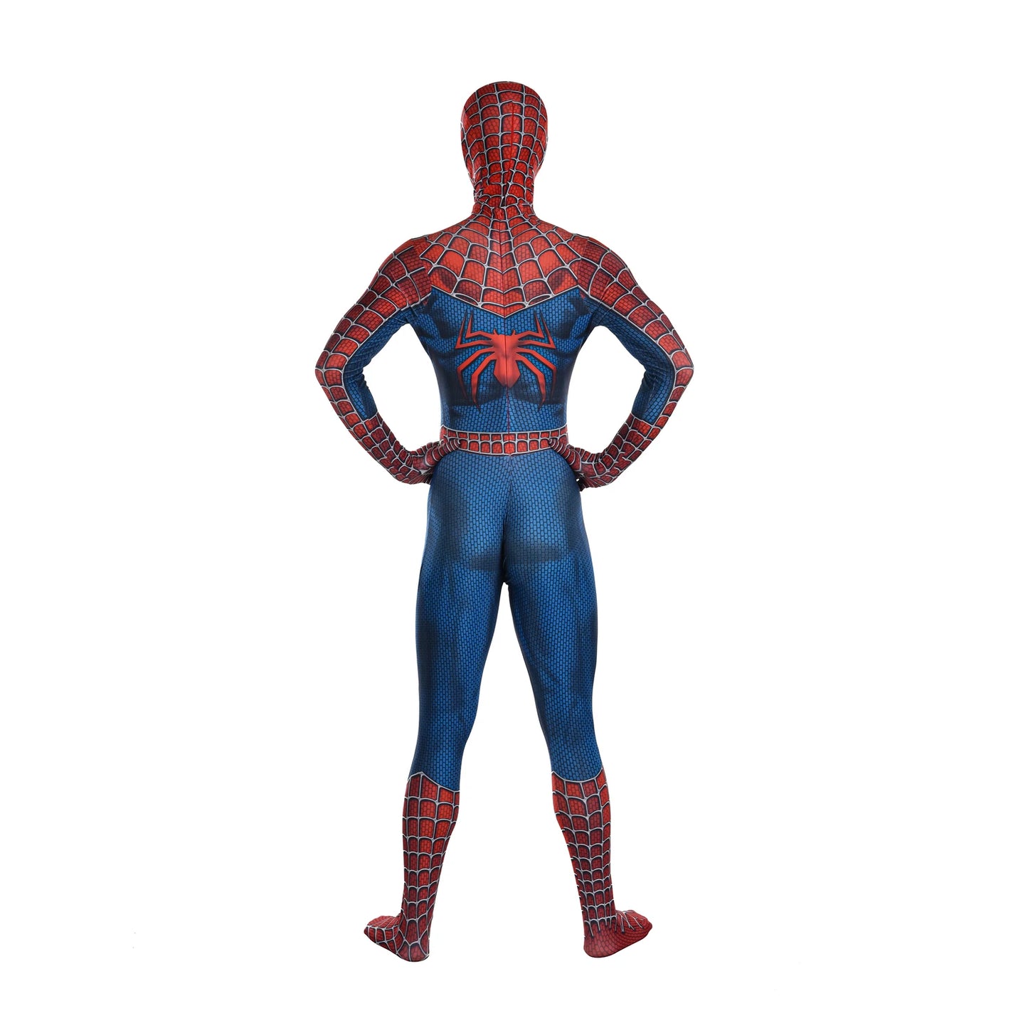 Blue Tony Raimi Web Hero Costume Unisex Halloween Themed Party Cosplay Full Body Suit