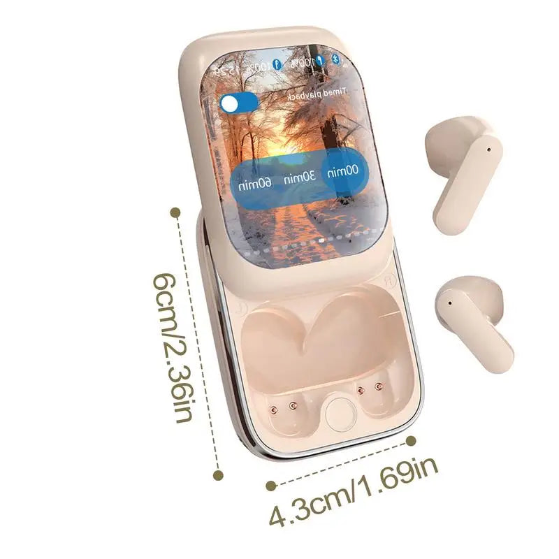Touch Screen Earbuds Smart Earbuds Wireless Earbuds